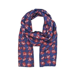 Fefè Napoli - Blue Pied De Poule Dandy Silk Scarf - Scarves and Foulards - Handmade in Italy - Luxury Exclusive Collection - Avvenice