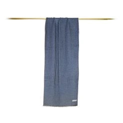 Fefè Napoli - Blue Pois Double Gentleman Scarf - Scarves and Foulards - Handmade in Italy - Luxury Exclusive Collection - Avvenice