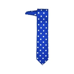Fefè Napoli - Blue Pois Gentleman Silk Tie - Ties - Handmade in Italy - Luxury Exclusive Collection - Avvenice