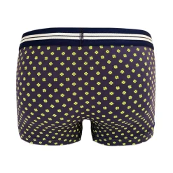 Fefè Napoli - Blue Quatre-foil Man Underwear - Underwear - Handmade in Italy - Luxury Exclusive Collection - Avvenice