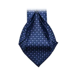 Fefè Napoli - Blue Royal 7 Folds Gentleman Silk Tie - Ties - Handmade in Italy - Luxury Exclusive Collection - Avvenice