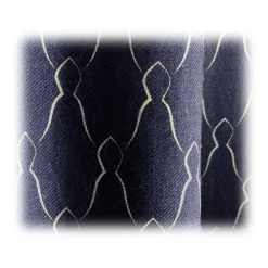 Fefè Napoli - Blue San Gennaro Scaramantia Wool Scarf - Scarves and Foulards - Handmade in Italy - Luxury Exclusive Collection - Avvenice