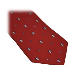 Fefè Napoli - Bordeaux Coffee Dandy Silk Tie - Ties - Handmade in Italy - Luxury Exclusive Collection - Avvenice