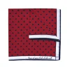 Fefè Napoli - Bordeaux Heart Silk Dandy Pocket Square - Pocket-Square - Handmade in Italy - Luxury Exclusive Collection - Avvenice