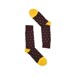 Fefè Napoli - Bordeaux Penguin Short Dandy Men's Socks - Socks - Handmade in Italy - Luxury Exclusive Collection - Avvenice
