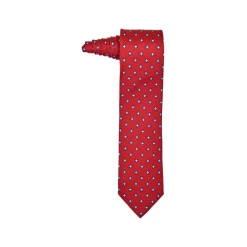 Fefè Napoli - Bordeaux Quatrefoil Gentleman Silk Tie - Ties - Handmade in Italy - Luxury Exclusive Collection - Avvenice