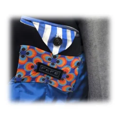 Fefè Napoli - Dark Blue Technical Trench Coat - Jackets - Handmade in Italy - Luxury Exclusive Collection - Avvenice