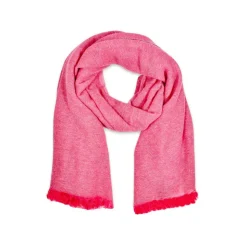 Fefè Napoli - Fucsia Cashmere Elegance Scarf - Scarves and Foulards - Handmade in Italy - Luxury Exclusive Collection - Avvenice