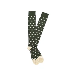 Fefè Napoli - Green Dog Dandy Men's Socks - Socks - Handmade in Italy - Luxury Exclusive Collection - Avvenice