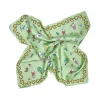 Fefè Napoli - Green Kids Silk Foulard - Scarves and Foulards - Handmade in Italy - Luxury Exclusive Collection - Avvenice