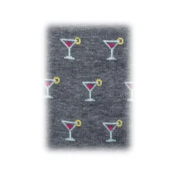 Fefè Napoli - Grey Cocktail Dandy Men's Socks - Socks - Handmade in Italy - Luxury Exclusive Collection - Avvenice