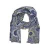 Fefè Napoli - Grey Flowers Dandy Silk Scarf - Scarves and Foulards - Handmade in Italy - Luxury Exclusive Collection - Avvenice