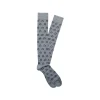Fefè Napoli - Grey Horseshoe Scaramantia Men's Socks - Socks - Handmade in Italy - Luxury Exclusive Collection - Avvenice