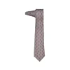 Fefè Napoli - Grey Lucky Horns Scaramantia Silk Tie - Ties - Handmade in Italy - Luxury Exclusive Collection - Avvenice