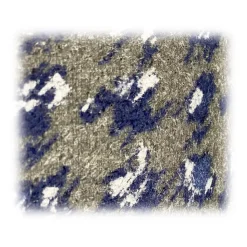 Fefè Napoli - Grey Pied De Poule Dandy Silk Scarf - Scarves and Foulards - Handmade in Italy - Luxury Exclusive Collection - Avvenice