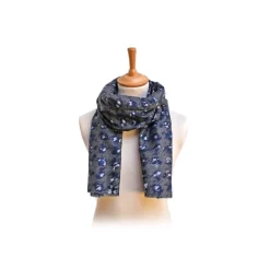 Fefè Napoli - Grey Pied De Poule Dandy Silk Scarf - Scarves and Foulards - Handmade in Italy - Luxury Exclusive Collection - Avvenice