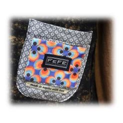 Fefè Napoli - Laclubing Wool Blue Jacket - Jackets - Handmade in Italy - Luxury Exclusive Collection - Avvenice