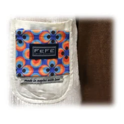 Fefè Napoli - Larocciatore White Velvet Jacket - Jackets - Handmade in Italy - Luxury Exclusive Collection - Avvenice