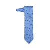 Fefè Napoli - Light-Blue Flowers Silk Tie - Ties - Handmade in Italy - Luxury Exclusive Collection - Avvenice
