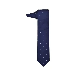 Fefè Napoli - Light-Blue Pois Business Silk Jacquard Tie - Ties - Handmade in Italy - Luxury Exclusive Collection - Avvenice