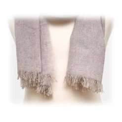 Fefè Napoli - Lilla Cashmere Elegance Scarf - Scarves and Foulards - Handmade in Italy - Luxury Exclusive Collection - Avvenice