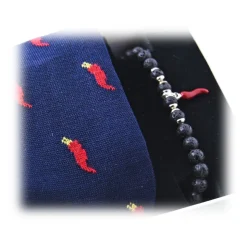 Fefè Napoli - Lucky Horns Stone Gift Box - Gift Box - Handmade in Italy - Luxury Exclusive Collection - Avvenice