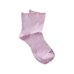 Fefè Napoli - Pink Lurex Woman Socks - Socks - Handmade in Italy - Luxury Exclusive Collection - Avvenice