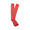 Fefè Napoli - Red Teddy Men's Socks - Socks - Handmade in Italy - Luxury Exclusive Collection - Avvenice