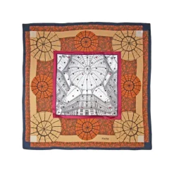 Fefè Napoli - Umberto Gallery Wool Silk Shawl - Scarves and Foulards - Handmade in Italy - Luxury Exclusive Collection - Avvenice