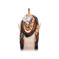 Fefè Napoli - Umberto Gallery Wool Silk Shawl - Scarves and Foulards - Handmade in Italy - Luxury Exclusive Collection - Avvenice