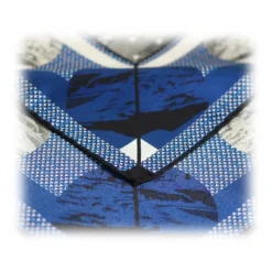Fefè Napoli - Vesiuvus Silk Panorama Pocket Square - Pocket-Square - Handmade in Italy - Luxury Exclusive Collection - Avvenice