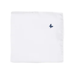 Fefè Napoli - White Silk Gentleman Pocket Square - Pocket-Square - Handmade in Italy - Luxury Exclusive Collection - Avvenice