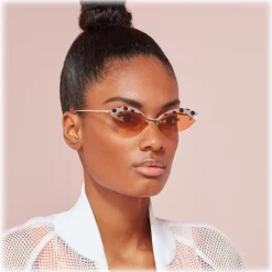Fendi - DeFender - Aviator Sunglasses - Gold - Pois - Sunglasses - Fendi Eyewear - Avvenice