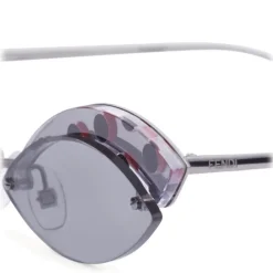 Fendi - DeFender - Aviator Sunglasses - Ruthenium - Pois - Sunglasses - Fendi Eyewear - Avvenice
