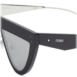 Fendi - DeFender - Flat Top Sunglasses - Black - Sunglasses - Fendi Eyewear - Avvenice