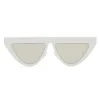 Fendi - DeFender - Flat Top Sunglasses - White - Sunglasses - Fendi Eyewear - Avvenice
