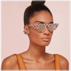 Fendi - DeFender - Flat Top Sunglasses - Pois - Sunglasses - Fendi Eyewear - Avvenice