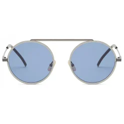 Fendi - Everyday - Ruthenium Rounded Sunglasses - Sunglasses - Fendi Eyewear - Avvenice