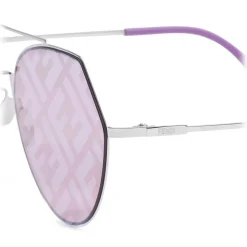Fendi - Eyeline - Aviator Sunglasses - Purple - Sunglasses - Fendi Eyewear - Avvenice