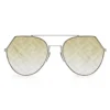 Fendi - Eyeline - Aviator Sunglasses - Ruthenium - Sunglasses - Fendi Eyewear - Avvenice
