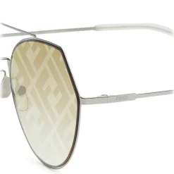 Fendi - Eyeline - Aviator Sunglasses - Ruthenium - Sunglasses - Fendi Eyewear - Avvenice