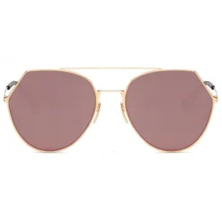 Fendi - Eyeline - Gold Rounded Sunglasses - Sunglasses - Fendi Eyewear - Avvenice