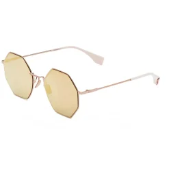 Fendi - Eyeline - Rose Octagonal Sunglasses - Sunglasses - Fendi Eyewear - Avvenice
