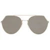 Fendi - Eyeline - Soft Gold Rounded Sunglasses - Sunglasses - Fendi Eyewear - Avvenice