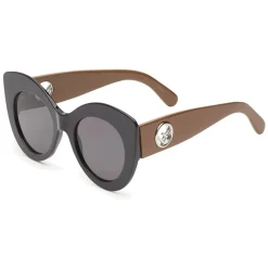 Fendi - F is Fendi - Black and Brown Cat Eye Sunglasses - Sunglasses - Fendi Eyewear - Avvenice