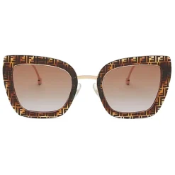 Fendi - F is Fendi - Cat Eye Sunglasses - Havana - Sunglasses - Fendi Eyewear - Avvenice