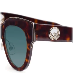 Fendi - F is Fendi - Cat Eye Sunglasses - Havana - Sunglasses - Fendi Eyewear - Avvenice