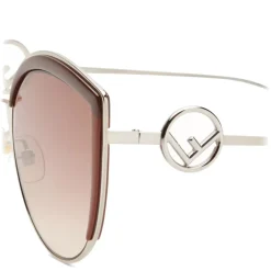 Fendi - F is Fendi - Copper Cat Eye Oversize Sunglasses - Sunglasses - Fendi Eyewear - Avvenice