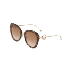 Fendi - F is Fendi - Round Sunglasses - Havana - Sunglasses - Fendi Eyewear - Avvenice