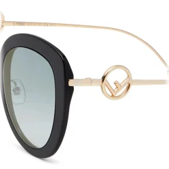 Fendi - F is Fendi - Round Sunglasses - Black - Sunglasses - Fendi Eyewear - Avvenice